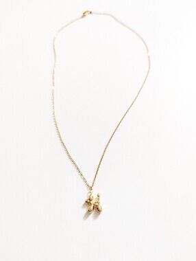 Balloon Dog Pendant Gold-plated Necklace 🐾